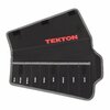 Tekton Roll Up Tool Bag, Comb" ation Wrench Pouch, 1/4-3/4" 9 Tool, Black, Woven Polyester Fabric, 9 Pockets ORG27309